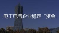 电工电气企业稳定“资金链” 平稳发展