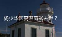 杨少华因高温剪彩去世？助理回应�：去世原因是肺衰竭