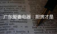 广东爱妻电器：厨房才是生活的秀场